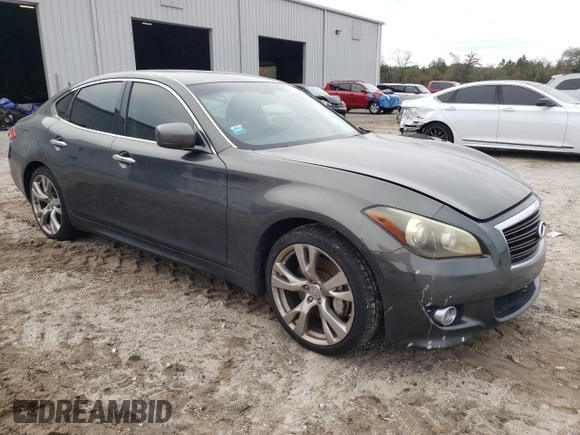 2012 Infiniti M37 with VIN JN1BY1AP1CM334623, listed as a Copart auction lot 88463105 with 132,241 mi miles and Salvage Title. Bid and sale history available at carsss.com. Image 4.