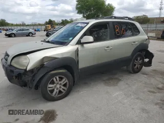 2006 Hyundai Tucson GLS with VIN KM8JN12DX6U431907, listed as a Copart auction lot 47744005 with 0 mi miles and Salvage Title. Bid and sale history available at carsss.com. Image 1.