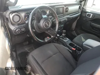 2021 Jeep Wrangler Unlimited Sport Altitude with VIN 1C4HJXDNXMW555815, listed as a Copart auction lot 75677724 with Not provided miles and Non repairable. Bid and sale history available at DreamBid. Image 8.