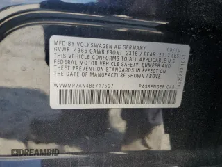 2011 Volkswagen CC Sport with VIN WVWMP7AN4BE717507, listed as a Copart auction lot 72036474 with 96,367 mi miles and Salvage Title. Bid and sale history available at carsss.com. Image 14.