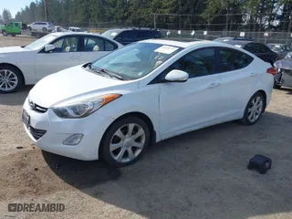 2012 Hyundai Elantra Limited with VIN 5NPDH4AE8CH150425, listed as a IAAI auction lot 41698777 with 103,870 mi miles. Bid and sale history available at carsss.com. Image 2.