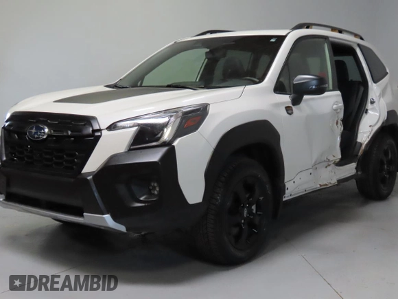 2023 Subaru Forester Wilderness with VIN JF2SKAMC7PH464218, listed as a Copart auction lot 64319995 with 8,827 mi miles and Salvage title. Bid and sale history available at DreamBid. Image 2.