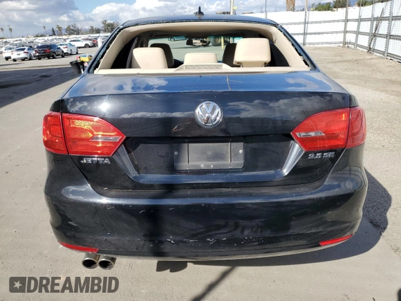 2011 Volkswagen Jetta SE with VIN 3VWDZ7AJ8BM383450, listed as a Copart auction lot 80899484 with 191,498 mi miles and Salvage title. Bid and sale history available at DreamBid. Image 6.