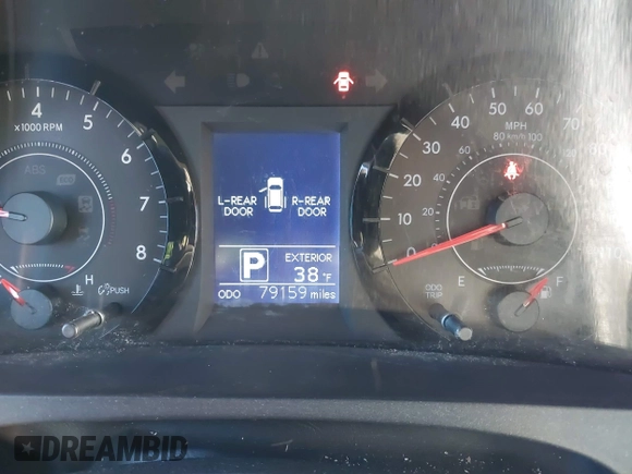 2017 Toyota Sienna L with VIN 5TDZZ3DC3HS828040, listed as a IAAI auction lot 41824384 with 76,159 mi miles. Bid and sale history available at carsss.com. Image 7.