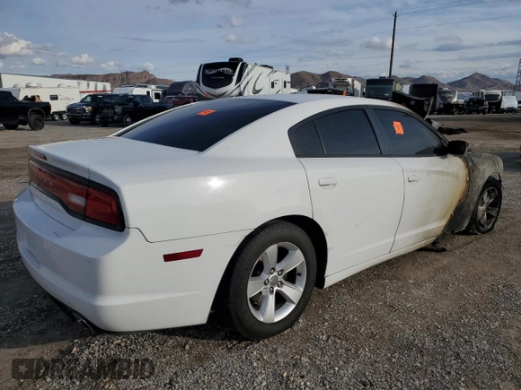 2012 Dodge Charger SE with VIN 2C3CDXBG2CH298060, listed as a Copart auction lot 44025974 with Not Provided miles and Salvage Title. Bid and sale history available at DreamBid. Image 3.
