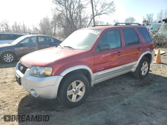 2007 Ford Escape Hybrid with VIN 1FMCU49H67KA05795, listed as a Copart auction lot 48371715 with 178,010 mi miles and Clean Title. Bid and sale history available at carsss.com. Image 1.