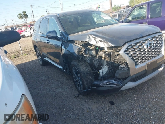 2021 Hyundai Palisade SEL z VIN KM8R24HE1MU194945, wystawiony jako IAAI lot #41987070 z przebiegiem 77 331 mil mil oraz . Historia ofert i sprzedaży dostępna na DreamBid. Obrazek 1.