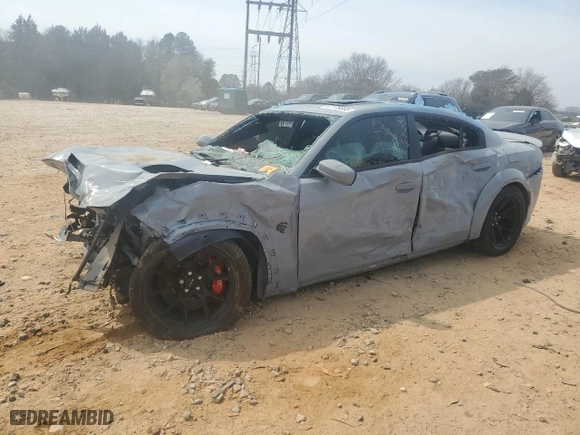 2021 Dodge Charger SRT Hellcat Widebody with VIN 2C3CDXL94MH578659, listed as a Copart auction lot 47178665 with 0 mi miles and Salvage Title. Bid and sale history available at carsss.com. Image 1.