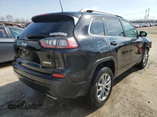 2021 Jeep Cherokee Latitude Lux with VIN 1C4PJLMX0MD173844, listed as a Copart auction lot 48360505 with 61,245 mi miles and Salvage Title. Bid and sale history available at carsss.com. Image 3.
