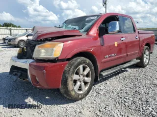 2008 Nissan Titan LE with VIN 1N6BA07D48N343808, listed as a Copart auction lot 64055125 with 215,135 mi miles and Salvage title. Bid and sale history available at DreamBid. Image 1.
