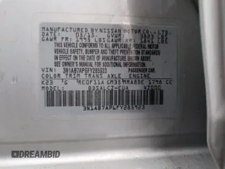 2015 Nissan Sentra SR with VIN 3N1AB7AP6FY285923, listed as a Copart auction lot 51077025 with 72,510 mi miles and Salvage Title. Bid and sale history available at DreamBid. Image 13.