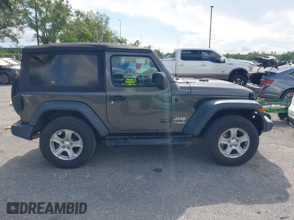 2018 Jeep Wrangler Sport with VIN 1C4GJXAG5JW138437, listed as a IAAI auction lot 42694278 with 58,258 mi miles and . Bid and sale history available at DreamBid. Image 13.