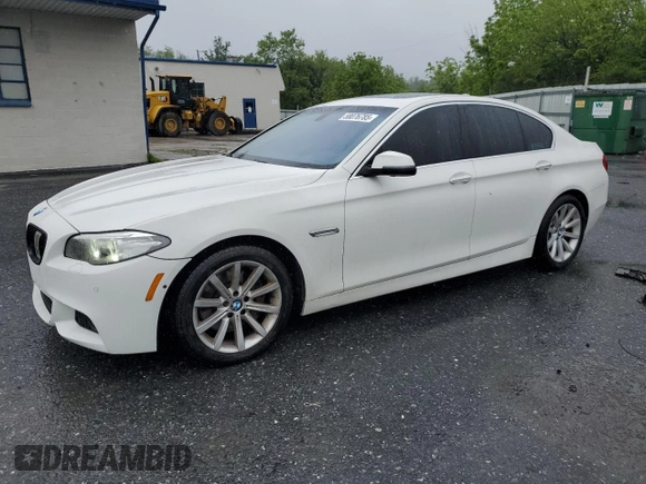 2014 BMW 5 Series 535d xDrive with VIN WBAFV3C52ED684275, listed as a Copart auction lot 58076785 with 90,395 mi miles and Salvage title. Bid and sale history available at DreamBid. Image 1.