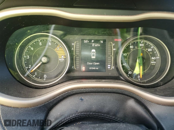 2017 Jeep Cherokee Latitude with VIN 1C4PJMCS8HW657864, listed as a Copart auction lot 89151365 with 81,549 mi miles and Salvage title. Bid and sale history available at DreamBid. Image 9.