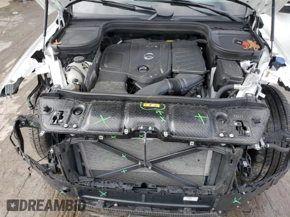2025 Mercedes-Benz GLE 350 with VIN 4JGFB4FB3SB293674, listed as a Copart auction lot 57910545 with 8,753 mi miles and Salvage title. Bid and sale history available at DreamBid. Image 12.