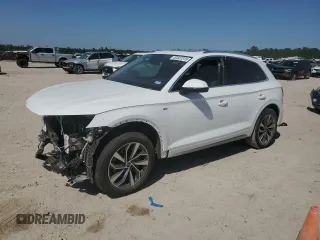 2022 Audi Q5 S line Premium z VIN WA1GAAFY3N2047799, wystawiony jako Copart lot #52827315 z przebiegiem 22 846 mil mil oraz Szkoda całkowita • Salvage title. Historia ofert i sprzedaży dostępna na DreamBid. Obrazek 1.