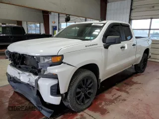 2019 Chevrolet Silverado 1500 Custom with VIN 1GCRYBEH8KZ404690, listed as a Copart auction lot 79660354 with 84,269 mi miles and Salvage Title. Bid and sale history available at DreamBid. Image 1.
