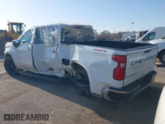 2020 Chevrolet Silverado 1500 LTZ with VIN 1GCUYGED1LZ314741, listed as a IAAI auction lot 41191154 with 80,380 mi miles and . Bid and sale history available at DreamBid. Image 3.