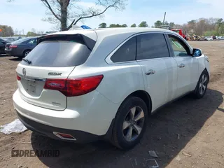 2016 Acura MDX with VIN 5FRYD4H22GB017638, listed as a IAAI auction lot 42085218 with 72,987 mi miles. Bid and sale history available at carsss.com. Image 4.