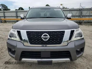 2018 Nissan Armada SL with VIN JN8AY2ND1JX002521, listed as a Copart auction lot 69490424 with 117,109 mi miles and Non Repairable. Bid and sale history available at carsss.com. Image 5.