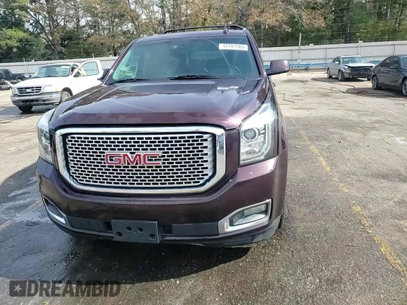 2017 GMC Yukon Denali with VIN 1GKS1CKJ9HR287234, listed as a Copart auction lot 42781565 with 155,874 mi miles and Salvage Title. Bid and sale history available at carsss.com. Image 14.