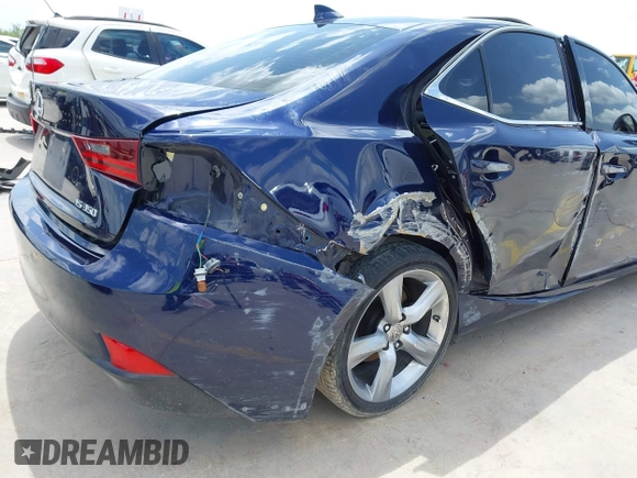 2014 Lexus IS 350 with VIN JTHBE1D20E5004506, listed as a IAAI auction lot 42536350 with 129,545 mi miles and . Bid and sale history available at DreamBid. Image 18.