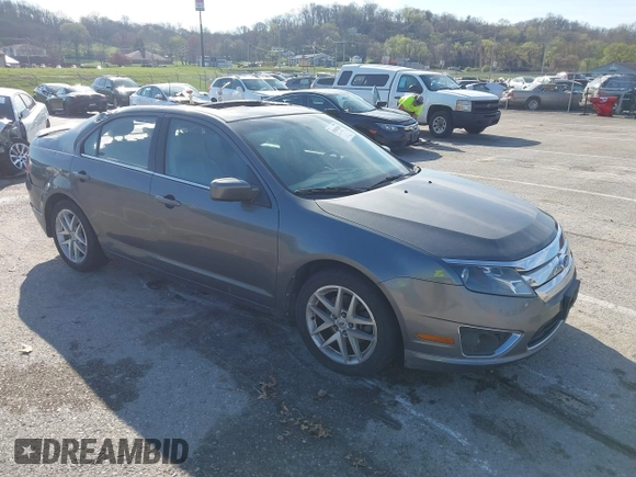 2011 Ford Fusion SEL with VIN 3FAHP0JG9BR267043, listed as a IAAI auction lot 41904289 with 168,580 mi miles. Bid and sale history available at carsss.com. Image 1.