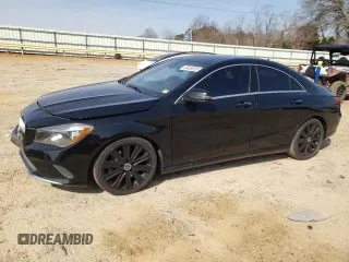 2018 Mercedes-Benz CLA with VIN WDDSJ4EB6JN577973, listed as a Copart auction lot 48959685 with 97,571 mi miles and Salvage Title. Bid and sale history available at carsss.com. Image 1.