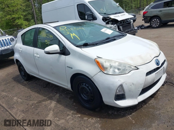 2012 Toyota Prius One with VIN JTDKDTB30C1501667, listed as a IAAI auction lot 42110544 with 238,728 mi miles. Bid and sale history available at carsss.com. Image 1.