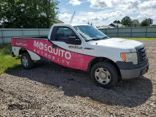 2009 Ford F-150 XL with VIN 1FTPF12V49KB76109, listed as a Copart auction lot 63595754 with 160,579 mi miles and Salvage Title. Bid and sale history available at carsss.com. Image 4.