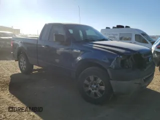 2008 Ford F-150 XL with VIN 1FTRF12258KC53275, listed as a Copart auction lot 49346855 with 147,210 mi miles and Salvage Title. Bid and sale history available at carsss.com. Image 4.