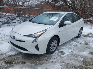 2018 Toyota Prius Two with VIN JTDKARFU9J3054742, listed as a IAAI auction lot 41641032 with 209,986 mi miles. Bid and sale history available at carsss.com. Image 2.