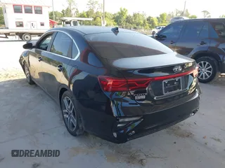 2021 Kia Forte EX with VIN 3KPF54AD0ME284084, listed as a IAAI auction lot 42145578 with 36,843 mi miles and . Bid and sale history available at DreamBid. Image 3.