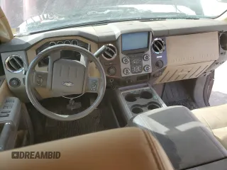2013 Ford F-250 XL with VIN 1FT7W2BT3DEA28724, listed as a Copart auction lot 47623275 with 128,769 mi miles and Salvage title. Bid and sale history available at DreamBid. Image 8.