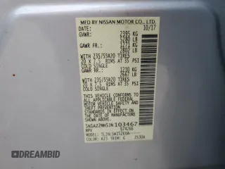 2018 Nissan Murano S with VIN 5N1AZ2MH5JN103467, listed as a Copart auction lot 82086714 with 111,113 mi miles and Salvage Title. Bid and sale history available at DreamBid. Image 16.