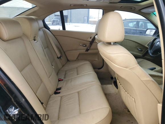 2007 BMW 5 Series 530xi with VIN WBANF73517CU25107, listed as a Copart auction lot 45581435 with 249,612 mi miles and Salvage Title. Bid and sale history available at carsss.com. Image 11.