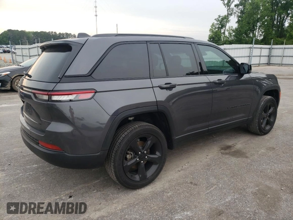 2024 Jeep Grand Cherokee Laredo X with VIN 1C4RJGAG0RC264338, listed as a Copart auction lot 56797895 with 10,755 mi miles and Salvage title. Bid and sale history available at DreamBid. Image 3.