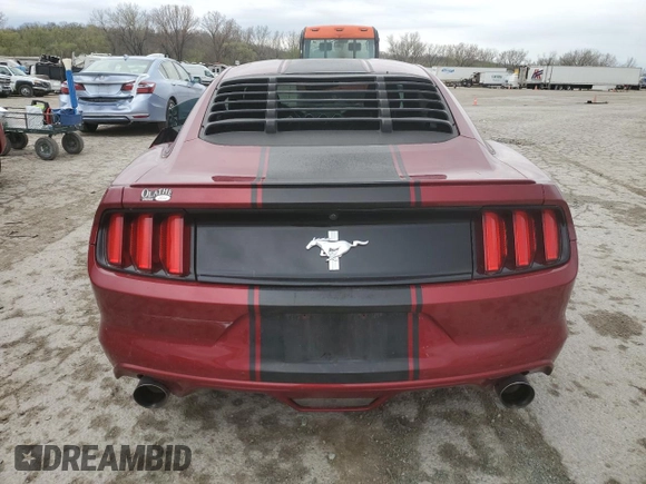 2016 Ford Mustang V6 with VIN 1FA6P8AM4G5278960, listed as a Copart auction lot 51332735 with 85,719 mi miles and Salvage Title. Bid and sale history available at carsss.com. Image 6.