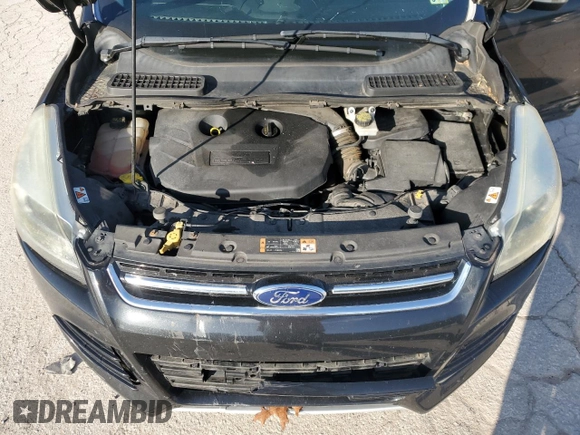 2014 Ford Escape Titanium with VIN 1FMCU9J94EUE57909, listed as a Copart auction lot 51955785 with 154,819 mi miles and Salvage Title. Bid and sale history available at DreamBid. Image 14.