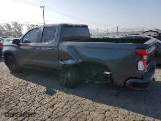 2019 Chevrolet Silverado 1500 Custom with VIN 1GCRWBEH8KZ413573, listed as a Copart auction lot 57072504 with 53,484 mi miles and Salvage Title. Bid and sale history available at carsss.com. Image 2.