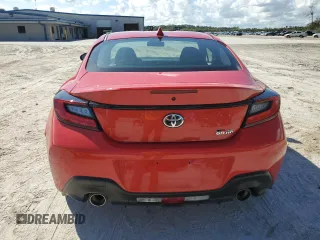 2023 Toyota GR86 with VIN JF1ZNBB13P9766245, listed as a Copart auction lot 77962764 with 8,078 mi miles and Salvage Title. Bid and sale history available at carsss.com. Image 6.