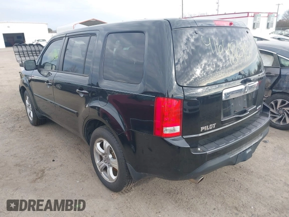 2013 Honda Pilot EX-L with VIN 5FNYF4H77DB047995, listed as a IAAI auction lot 41648290 with 154,926 mi miles and . Bid and sale history available at DreamBid. Image 3.