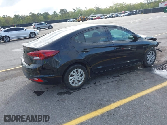 2019 Hyundai Elantra SE with VIN 5NPD74LF8KH477320, listed as a IAAI auction lot 41929771 with 51,395 mi miles and . Bid and sale history available at DreamBid. Image 4.