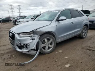 2015 Audi Q3 Prestige with VIN WA1GFCFS1FR007237, listed as a Copart auction lot 50245575 with 86,551 mi miles and Salvage title. Bid and sale history available at DreamBid. Image 1.