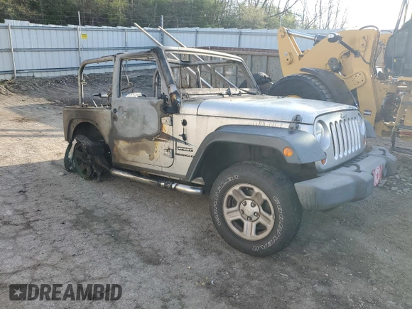 2012 Jeep Wrangler Sport z VIN 1C4AJWAG3CL260122, wystawiony jako Copart lot #54404815 z przebiegiem Nie podano mil oraz Szkoda całkowita • Salvage title. Historia ofert i sprzedaży dostępna na DreamBid. Obrazek 4.