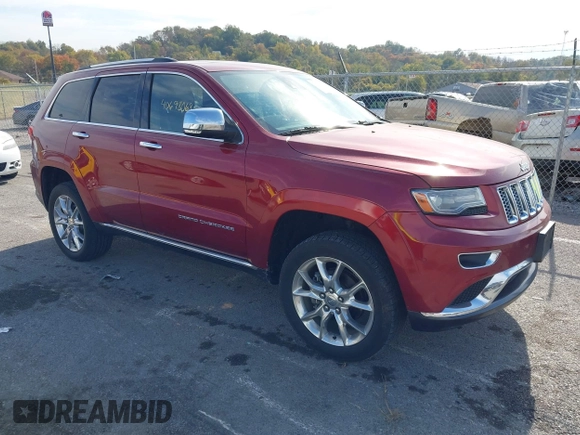 2014 Jeep Grand Cherokee Summit with VIN 1C4RJFJG6EC328516, listed as a IAAI auction lot 40698068 with 195,798 mi miles and . Bid and sale history available at DreamBid. Image 1.