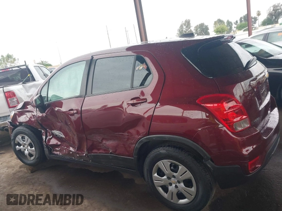 2017 Chevrolet Trax LS with VIN 3GNCJKSB9HL273738, listed as a IAAI auction lot 42046916 with 65,654 mi miles. Bid and sale history available at carsss.com. Image 14.