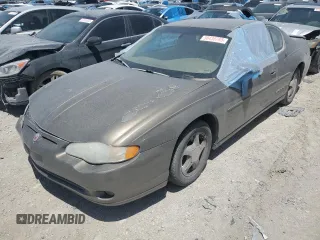 2003 Chevrolet Monte Carlo SS с VIN 2G1WX15K239401462, выставлен на аукционе Copart как лот 56436785 с пробегом Не указан миль и На запчасти • Non repairable. История ставок и продаж доступна на DreamBid. Изображение 1.