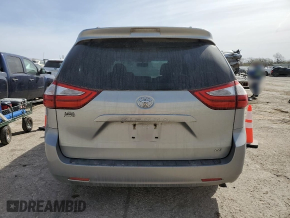 2015 Toyota Sienna LE AAS with VIN 5TDKK3DC7FS652662, listed as a Copart auction lot 49272325 with 129,652 mi miles and Salvage Title. Bid and sale history available at DreamBid. Image 6.