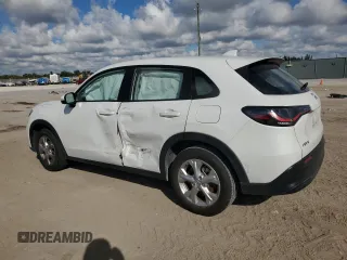 2024 Honda HR-V LX with VIN 3CZRZ1H34RM727051, listed as a Copart auction lot 44580075 with 15,573 mi miles and Salvage Title. Bid and sale history available at DreamBid. Image 2.
